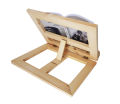 Wooden Bookrest Portable Book Holder Adjustable Recipe Tablet Stand for Kid Adult Home Office Reading. 