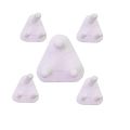 Round Pin Child Safety Plug Cover 5 Pcs Round Type Standard Socket Cover Baby Electrical Socket Outlet Plug Child Electrical Safety Protector 5 Sets. 