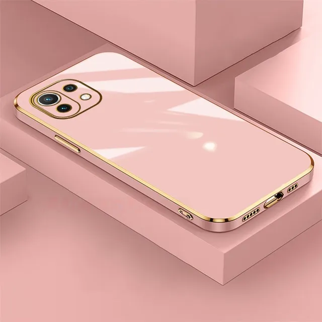 6D Plating Casing Xiaomi Redmi 13C Note 13 12 Pro Plus Rubik's Cube With Straight Edges Silicone Phone Soft Case Cover