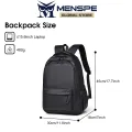 MENSPE Men Backpack Laptop Backpack Business Travel Backpack College Fashion Backpack Casual Backpack Anti Theft Back Pack School Bag Accommodates 15.6inch Notebook. 