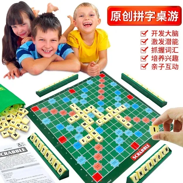 Scrabble%20Crossword%20Board%20Game%20Scrabble%20Family%20Board%20Game%20Set%20-%20Image%205
