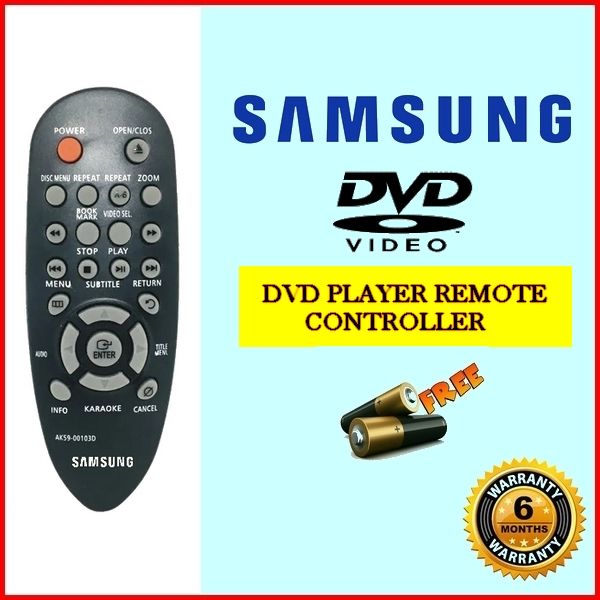 Samsung DVD Player Remote Controler & Free Batteries Daraz.lk