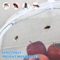Food Mesh Foldable Kitchen Anti Fly Mosquito Tent Dome Net Umbrella Picnic Protect Dish Cover Kitchen Accessories. 