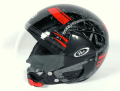Spark Minda Spicy Black with Red Helmet ISI Certified / Spark Minda Garrison Series Protective Head Gear. 