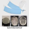 ARELENE 108Pc/Lot Blue Fixed Double Tape Wig Adhesive Extended Hair Tape Waterproof for Toupee Lace Wig Film with Slitting Line. 