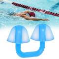 Swim Nose Clip Swimming Nose in Nose for Beginners Practice Children Blue. 