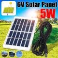 5W 6V Solar Panel With 3m Cable Solar Energy Solar Power Panel Polysilicon. 