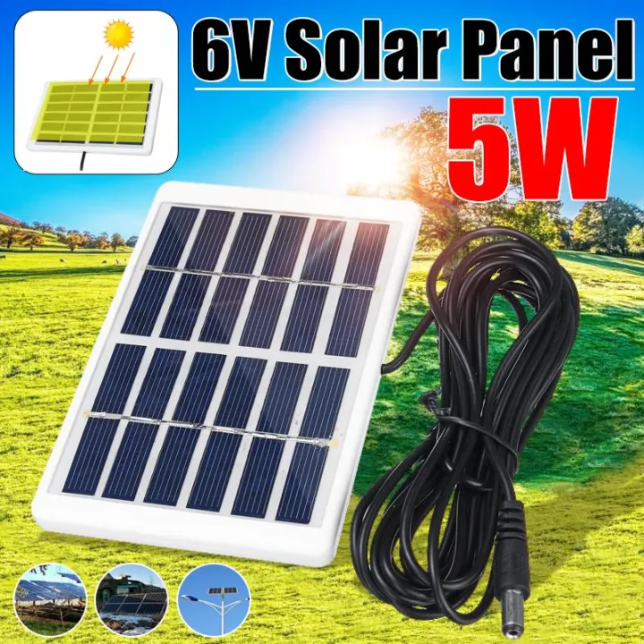 5W%206V%20Solar%20Panel%20With%203m%20Cable%20Solar%20Energy%20Solar%20Power%20Panel%20Polysilicon%20-%20Image%202