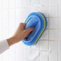 Kitchen Cleaning Bathroom Toilet Glass Wall Cleaning Bath Brush Plastic Handle Sponge Bottom Bathtub Window Cleaner. 