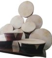 24/ 30 inch Banku Rabana with 3 wooden trunks (Stands) බංකු රබාන Traditional percussion instrument for played at festive occasions by two or more people රබන්. 