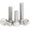 2/5/10/50pcs Din912 M1.4 M1.6 M2 M2.5 M3 M4 M5 M6 M8 M10 A2-70 304 Stainless Steel Allen Hexagon Hex Socket Cap Screw Bolt. 