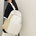 IELGY men's simple high-end contrast color backpack. 