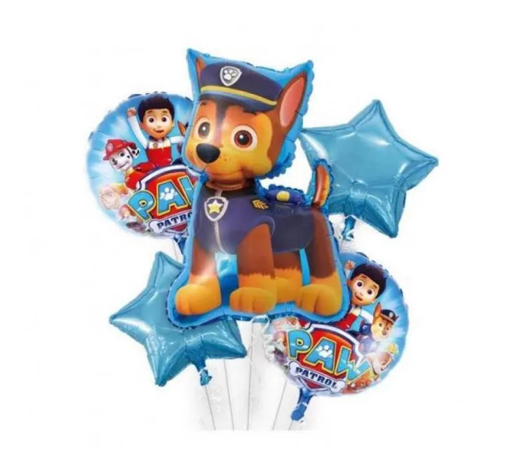 5%20Pcs%20Paw%20Petrol%20Foil%20Balloon%20Pack%20-%20Themed%20Birthday%20Party%20Balloons%20for%20Kids%20-%20Party%20Decorations%20Pow%20Patrol%20Design%20-%20Image%204