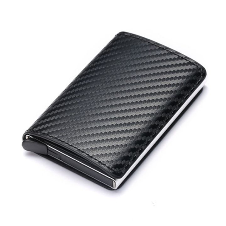 Men's Rfid Anti-Theft Safe Smart Thin Slim Smart Wallet Credit Card Holder Women Luxury Brand Design Business Cardholder Purse