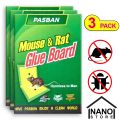 Mouse & Rat Glue Traps - 3 Pack - Large Size Mouse Glue Trap 3 Pieces. 