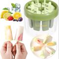 Popsicles Molds 8 pcs with Storage Box- Ice Cream Mold, Ice Popsicle Maker, Reusable Easy Release Homemade Popsicle Mold for Summer Refreshing. 