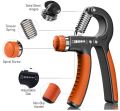 Hand Grip Adjustable Hand Strengthener Home Gym Powerful Forearm Builder. 