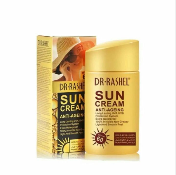 F Rashal Dr.Rashal sun cream with anti ageing spf 60 | Daraz.lk