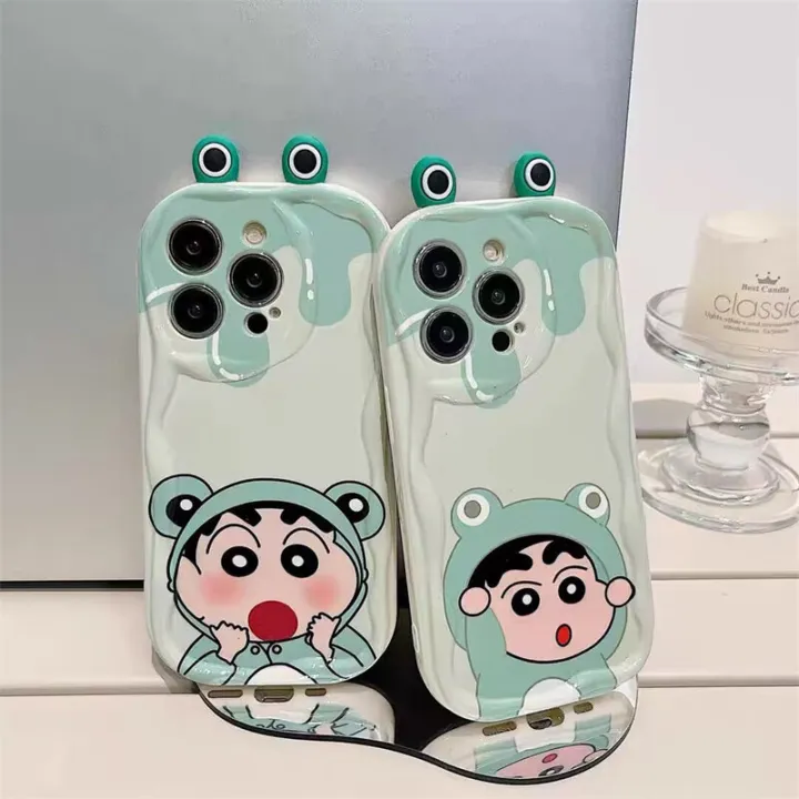 Phone%20Case%20For%20Huawei%20Honor%2090%20Lite%205G%20Nova%205t%2011%207%20PRO%207SE%209SE%2010SE%20P30%20P40%20PRO%20Back%20Cover%20Casing%20Fashion%20Cute%20Cartoon%20Doraemon%20Crayon%20Shin%20Chan%203D%20Frog%20Ears%20Doll%20Trendy%20Anti-falling%20Silicone%20Wavy%20Edge%20Soft%20Shockproof%20-%20Image%202