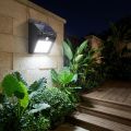 30 LED Solar Wall Light Motion Sensor | Outdoor Security Light IP65 Waterproof | Garden Yard Driveway Entrance Lamp | Wall Mounted No Wiring | 9.6x12.4x4.8cm. 
