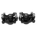 1pair Disc Brake Calipers Aluminum Alloy Front Rear Disc Brake Calipers for MBX10 MBX11 Mini Dirt Bike Black. 