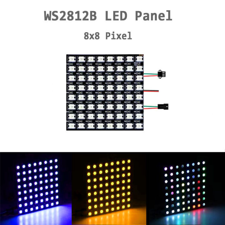 Ws2812b%2016x16%208x8%208x32%20Pixel%20Panel%20Flexible%20Matrix%20Screen%20Individually%20Addressable%20Ws2812%20Ic%20Rgb%205050%20Smd%20Led%20Module%20Dc5v%20-%20Image%204