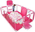 Customizable Accessory Baby Toddler Play Center Fence with Basketball Hoop Quick Assemble Kids Playpens | Safe Play Pen 1.2 * 1.8M | ISTYLEZ |. 