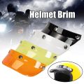 Helmet visor Motorcycle Helmet Visor Peak 3-Snap 3/4 Open Face Helmet Visor Protector For Peak Lens Odorless Retro Len Sun Shade Wear. 