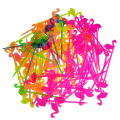 50Pcs Party Supplies Flamingo Fruit Fork Mini Pick Buffet Cupcake Fruit Fork Cake Dessert Salad Sticks Cocktail Toothpick. 