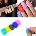 1 and 4 piece Guitar Fingertip Protectors Rubber Guard with Finger Protector Covers Caps for Paperwork, Cutting, Wax Carving, Guitar Playing and Office Supplies Tasks Guitar accessories Silicone Guitar Finger Guards Guitar Fingertip Protection Covers Caps. 