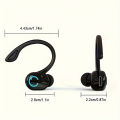 【NEW】X8 Clip On Bluetooth Earphone Wireless Single Ear Hands-Free Sports Headset with Microphone Noise Cancelling Mic Lightweight Comfortable Fit for Running Gym Driving Office call X8 Clip On Bluetooth Earphone. 