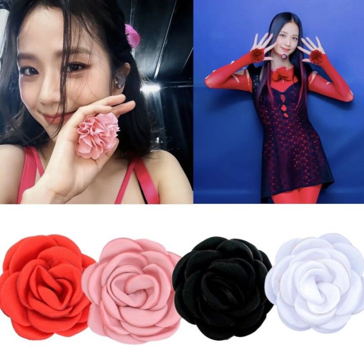 LOVE WSJ】BLACKPINK LISA JENNIE ROSE JISOO Same Style Flower Ring