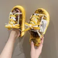 Summer Women Graffiti Slippers Sandals Platform Shoes Mules Flip Flops Street Clogs Flat 2023 New Sweet Casual Shoes For Female. 