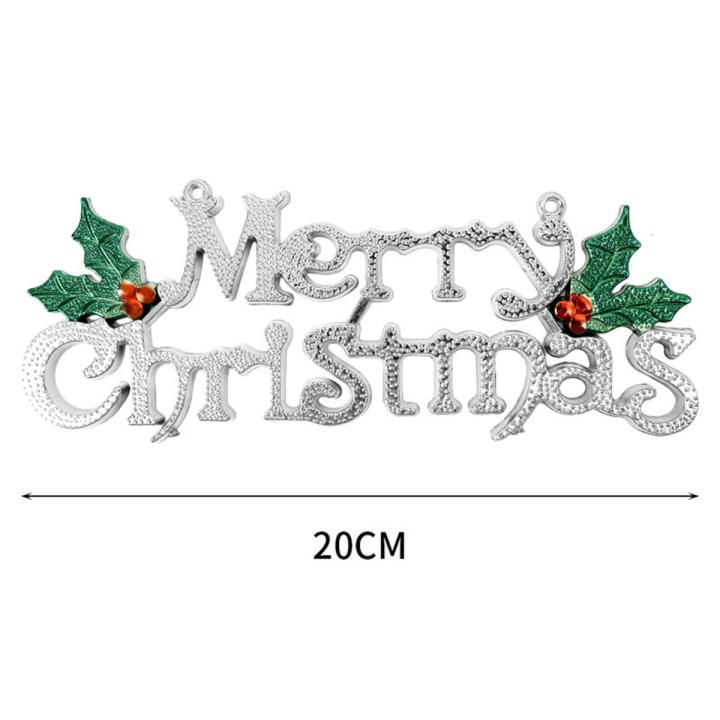 1PCS-Merry Christmas Sign Letters Pendant New Year 2023 Pendant Xmas Tree Hanging Ornaments Christmas Navidad Decorations For Home