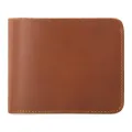 【ZIME】 Casual  Handmade Men Wallet Original  Cow Leather Purse Small Horizontal Bifold Wallet for Men. 