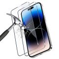 iPhone 15, 15 Plus, 15 Pro, 15 Pro Max Tempered Glass Screen Protector - Super Strength Glass With High Transparency. 