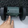 Meter Counter Length Distance 5 Digit Rolling Wheel Mechanical for Printing. 