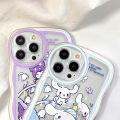 AMORVOR for Samsung M20 Back Cover With Free Holder Cartoon Anime Soft Wavy Phone Case Camera Protection Transparent TPU Soft Cover. 