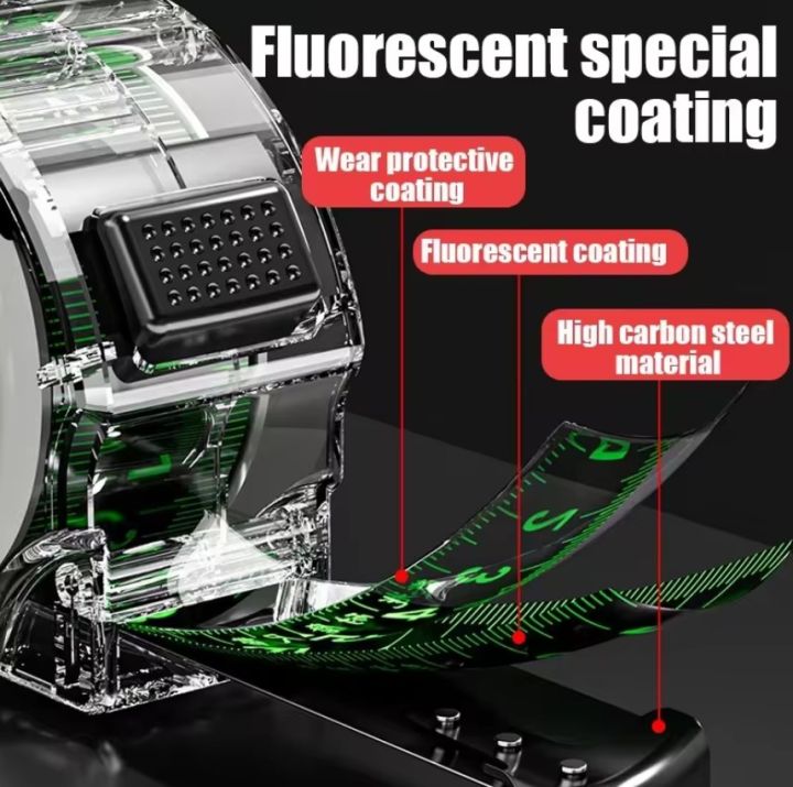 Self%20Locking%20Steel%20Tape%201PCS%205/3M%20Measuring%20Tool%20High-Precision%20Laser%20Inkjet%20Code%20Box%20Ruler%20Measure%20Fluorescent%20Widened%20Meter%20Ruler%20-%20Image%205