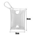 Mini Bag Transparent Coin Purse Keychain Pendant Square Pouch Organizer Key Lipstick Earphone Storage Bag. 