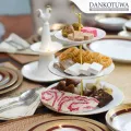 Dankotuwa Porcelain Ivory Oil Lamp. 