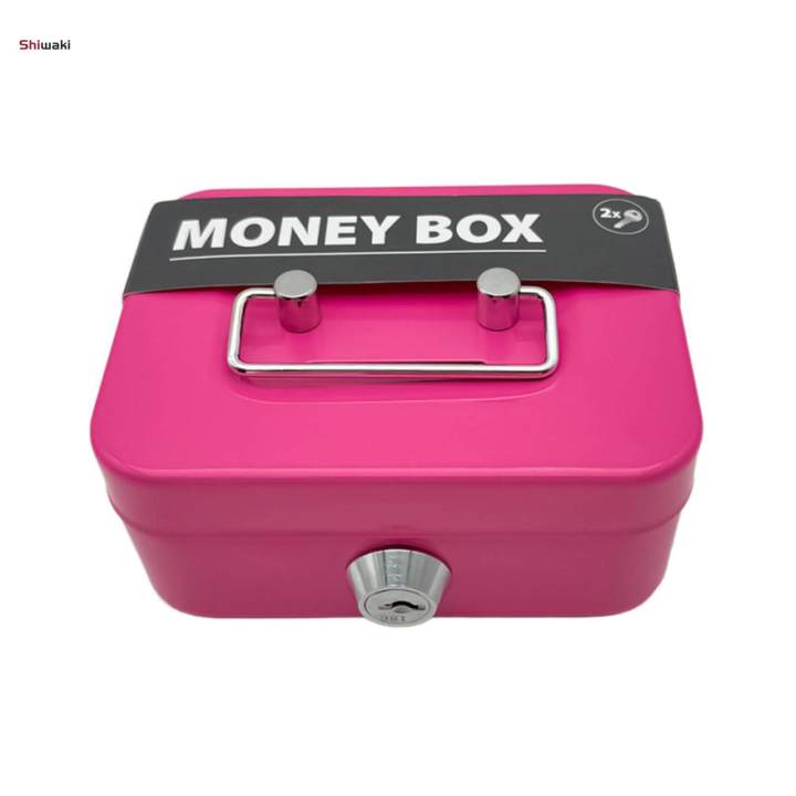 Cash%20Box%20with%20Lock%20Keepsake%20Metal%20Handle%20Money%20Box%20Portable%20Holder%20Storage%20Box%20Small%20Lockable%20Coin%20-%20Image%203