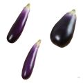 Kids Teaching Toy Foam Artificial Eggplants Lifelike Soft Eggplants Model Handicrafts Fake Vegetable Window Display Props. 