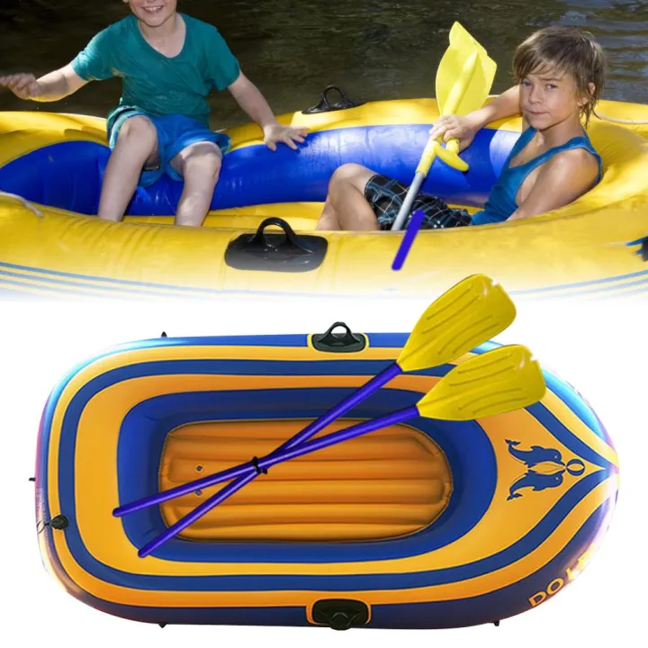 1%20Person%20Inflatable%20Boat%20PVC%20Oared%20Fishing%20Boat%20River%20Lake%20Raft%20Paddles%20Pump%20Kit%20Summer%20Water%20Sports%20Kayak%20Accessories%20-%20Image%202