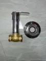 stop valve Concealed Valve Brass 1/2-Inch Water Shower Home Plumbing Shut Off Flow Control Valve Straight Replacement Part with T Handle shower valve ceremic valve. 