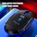 HXSJ 1600DPI Mice Ergonomic Wired Gaming Mouse USB Mouse Gaming RGB Mause Gamer Mouse 6 Button LED Silent Mice For PC Laptop Computer. 