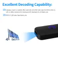 Handheld 3-in-1 Barcode Scanner 1D Bar Code Reader Support BT & 2.4G Wireless & USB Wired Connection Compatible with Windows Android Mac iOS for Supermarket Retail Logistics Warehouse. 