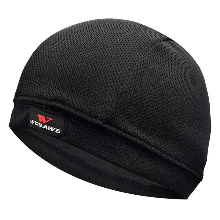 【HUT】 WOSAWE Moisture Wicking Cycling Cap Cooling Skull Cap Helmet Lining Breathable Running Cycling Hat Quick Dry Sports Cap