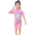 bellylady irl Kid Jumpsuit wear Cartoon Fast Dry Short Sleeve Surfing Beachwear for 3-12Y. 