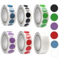 New 19mm Round Color Coding Labels Coated Paper Waterproof Adhesive Stickers Adhesive Backing Classification Mark Color Round Stickers Gift Seal. 